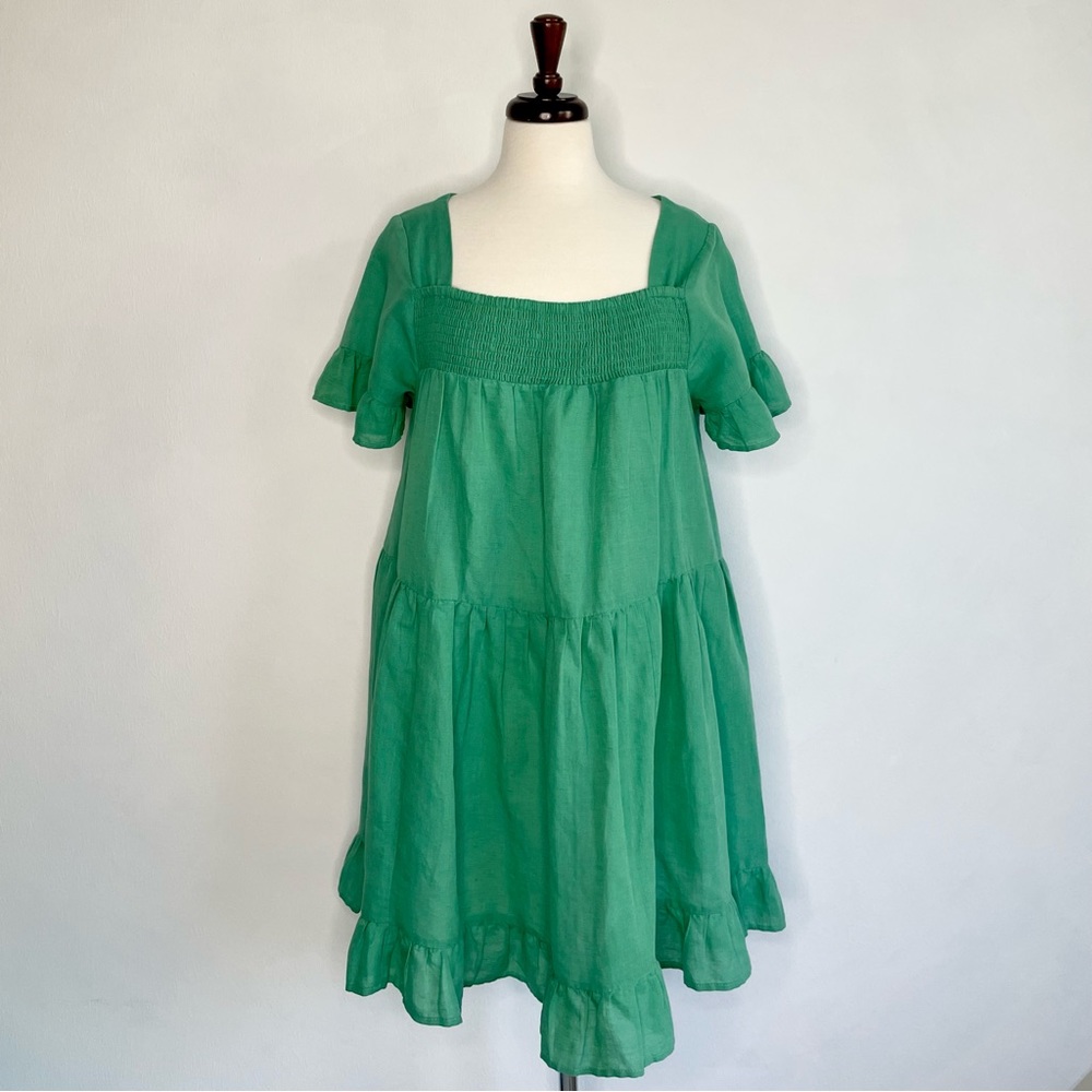 Free People Smocked Dress, Medium